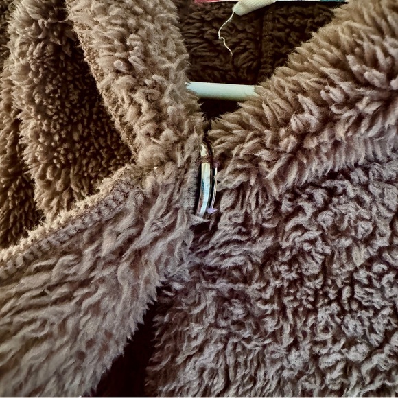 Vintage Havana Girls Sherpa Star Hooded Jacket Big Kid L Cozy Layer - Picture 7 of 11